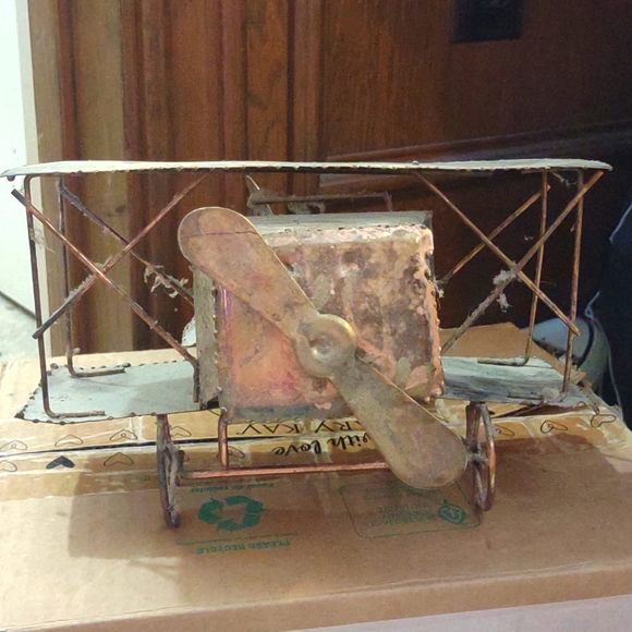 Vintage brass airplane musical - Picture 9 of 10